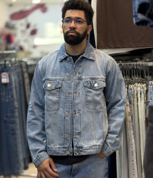 Jaqueta Jeans Masculina Azul Claro - Ellen Modas